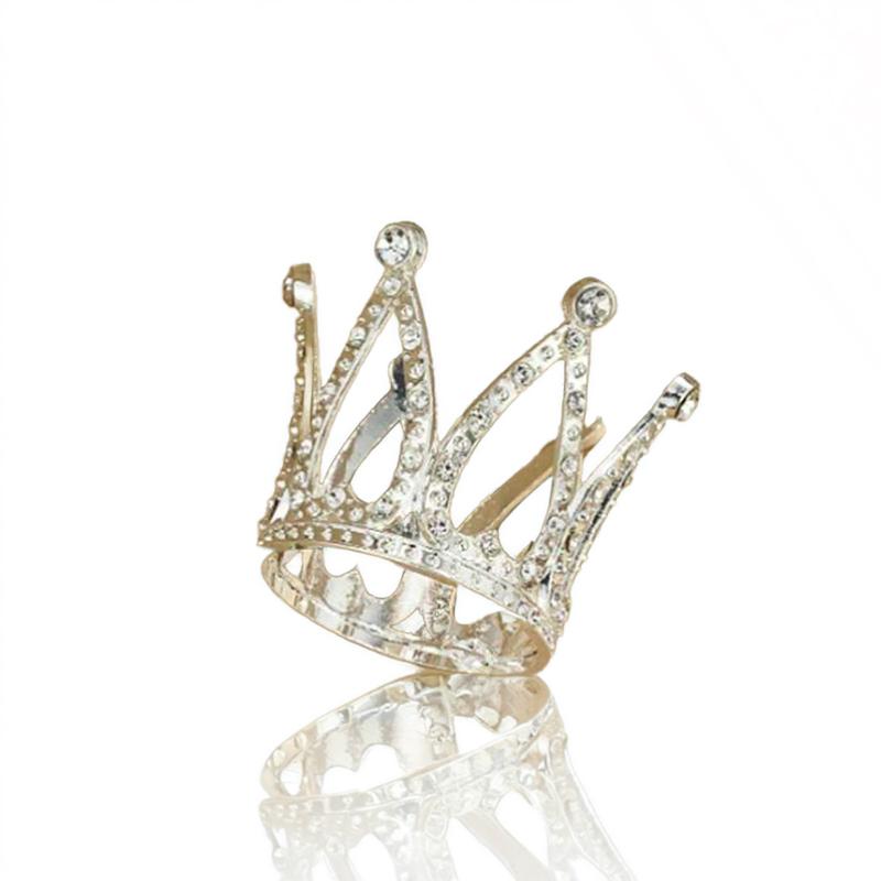 Mode Mini Krone Haarreif Geburtstagstorte Dekoration Party Feiertagsdekoration DIY Backzubehör Mädchen Junge Shooting Requisite Krone Geschenk