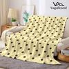 Klassische Polka-Dot-Flaneldecke Vielseitig für alle vier Jahreszeiten für Sofa, Büro, Bett, Reisen, Camping Weich Gemütlich Zum Schlafen Und Entspannen