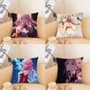 Yuzuriha Inori Animation GGuilty CCrown Pillow Case Fashion Square Pillowcase Bedroom Sofa Room Ins Decoration Leisure