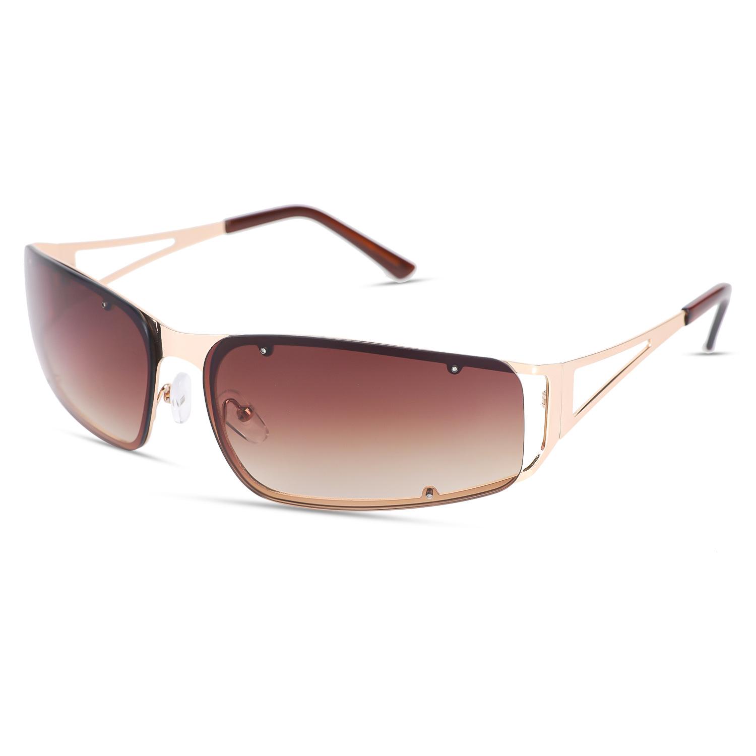 JYL Sunglasses Unisex Uv Protection Metal Hollow Mountaineering 1021 A-16399