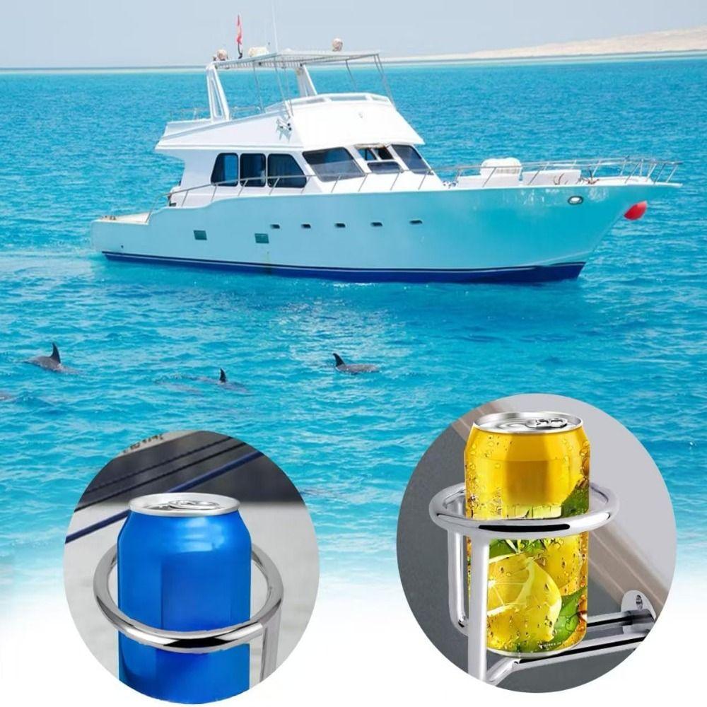 Stainless Steel RV Beverage Holder Anti-rust Truck Cup Support Boat Ring Cup Holder Camper Van