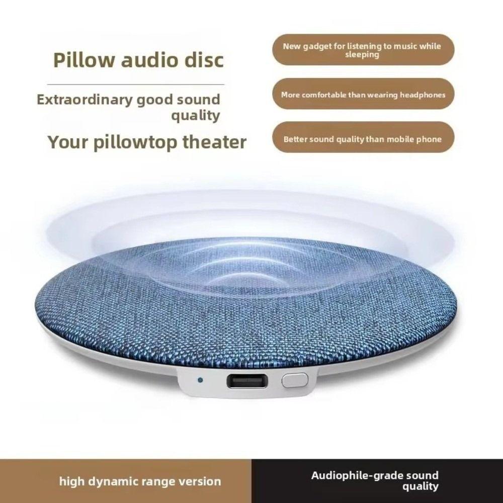 HiFi Stereo Sound Under Pillow Bluetooth Speaker Wireless Sleeping Speaker  Deep Sleep Use