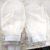 100% Silk Exfoliating Face Wash Beauty Towel Soft Exfoliating Skin Bath Scrub Silk Bath Face Wash Gloves Bathing Accessories