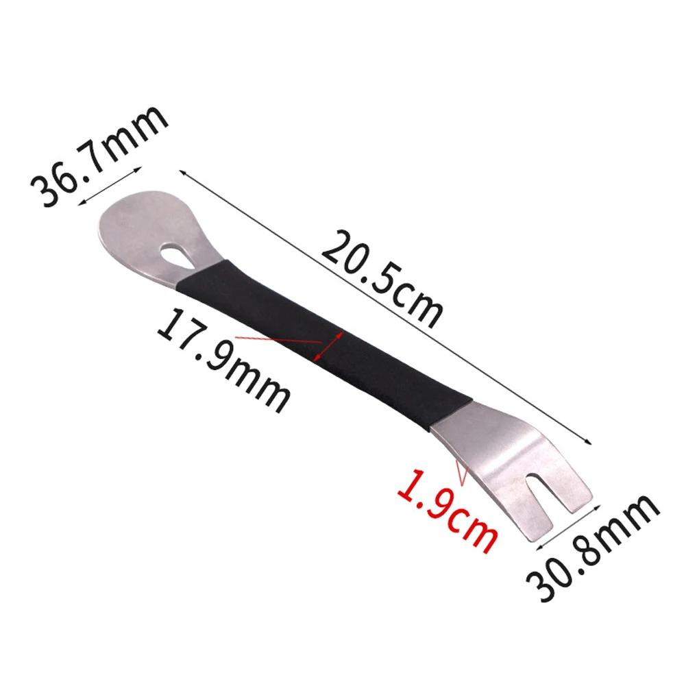 Edelstahl-Hebelplatten-Schnallentreiber zum Entfernen der Automodifikation des Audio-Navigations-Mittelkonsolen-Innentürverkleidungswerkzeugs