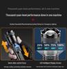 Rechargeable High-Power LED Flashlight with Telescopic Zoom, Super Bright Long-Range Spotlight for Outdoor and Household Use