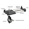 Gub G-83 Bicycle Mobile Phone Holder Aluminum Alloy Adjustable Handlebar Rack Universal Phone Bracket
