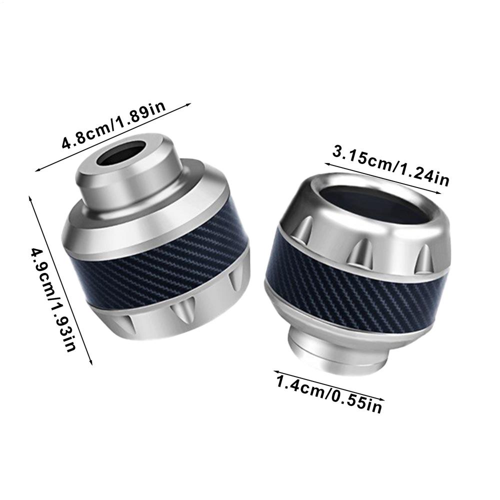 2pcs Motorcycle Anti-fall Cup Aluminum Alloy Motorcycle Front Fork Cover Wheel Front Fork Frame Falling Protection Pads Sliders