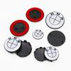 7Pcs Car Front Hood Emblem Wheel Hub Caps All White Logo For BMW M Logo G30 G31 G38 G11 G12 G20 G28 F10 F48 F49 G01 F20 F21 F22