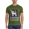White Dog Mambo Classic Tshirt Shirts Graphic Tees Mens White T Shirts Animal Print Shirt For Boys