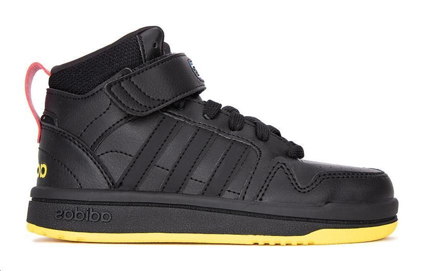 Adidas Neo Postmove Mid K Breathable And Wear resistant Mid top Kids' Skateboarding Shoes Black Kids' HQ4241