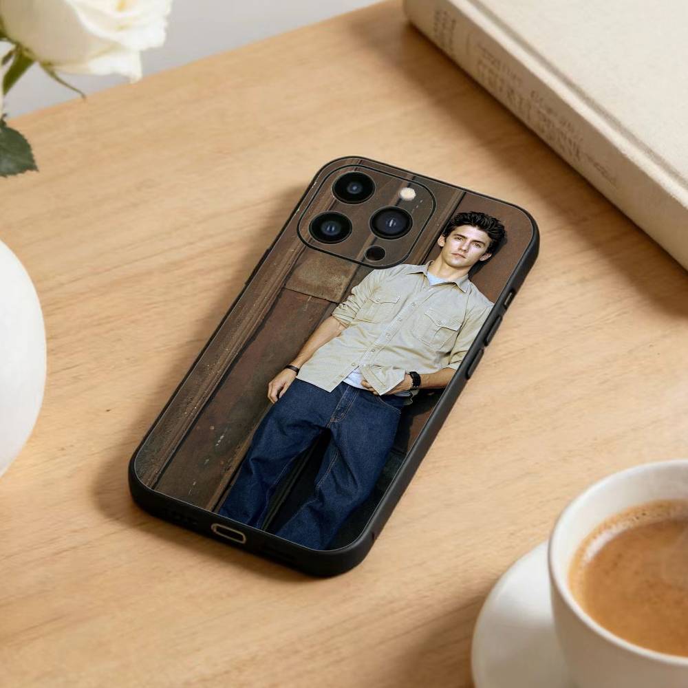 

Milo Ventimiglia Phone Case For iPhone17,16,15,14,13,12 Plus,Max Soft Silicone Black Cover iPhone12PROMAX