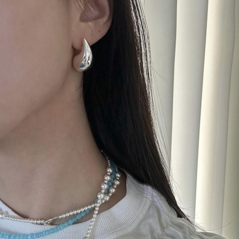 

mosxe [925silver] Huge earring silver