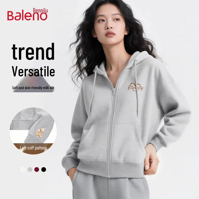 

Женский кардиган с капюшоном и принтом медведя Baleno XL