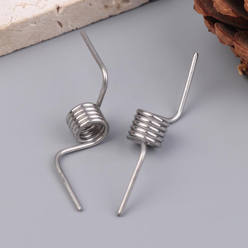 2Pcs/Set Refrigerator Divider Door Hinge Spring Accessories Baffle Strong Stainless Steel Refrigerator Door Torsion Springs