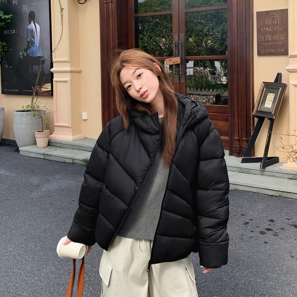 New Twill Down Cotton-padded Clothes for Women's Autumn and Winter New Jackets Loose Casual Cotton-padded Jackets Thickened