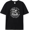 Damen Mathe-Lehrer T-Shirts Do The Math Lehrbuch-Buchstaben-Druck T-Shirt Mathe-Lehrer-Leben Inspirierende Oberteile Schwarz