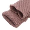 Protable Fingerless Wool Wrist Gloves Half Mitten Exposed Finger Knitted Wool Glove