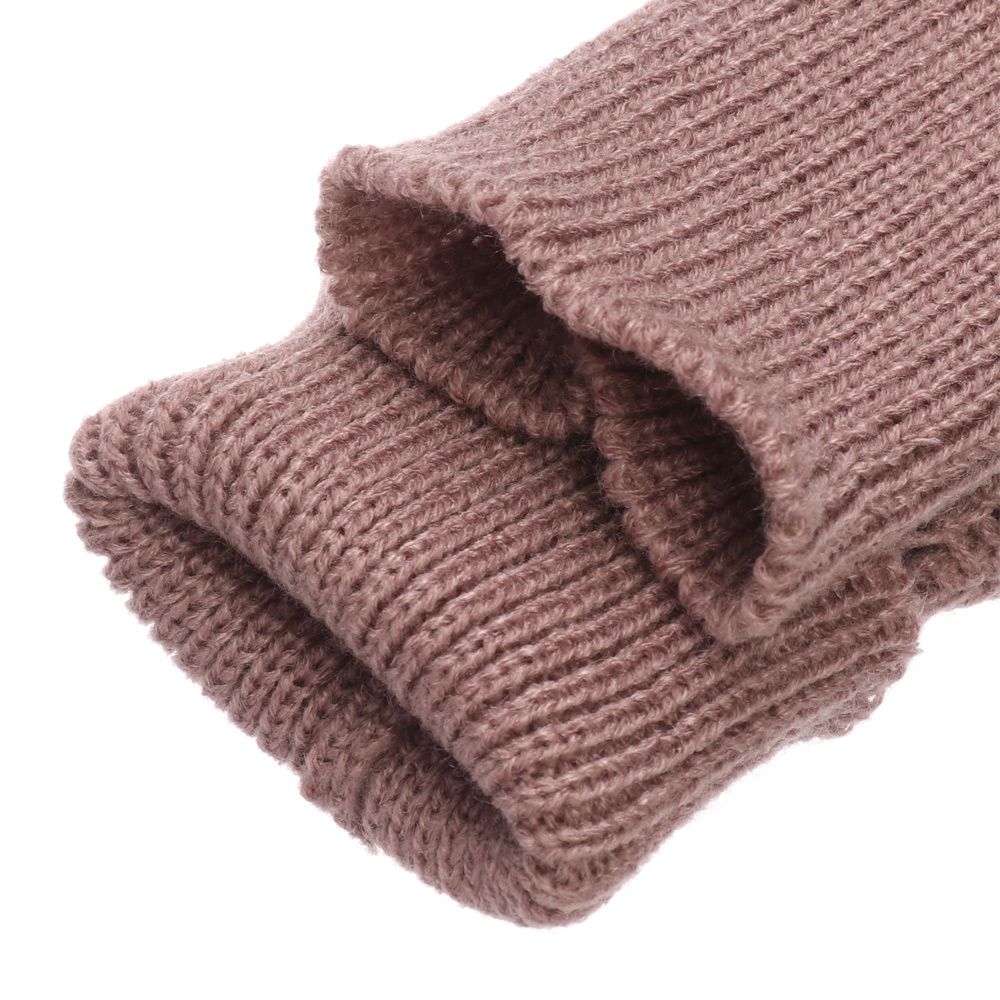 Protable Fingerless Wool Wrist Gloves Half Mitten Exposed Finger Knitted Wool Glove