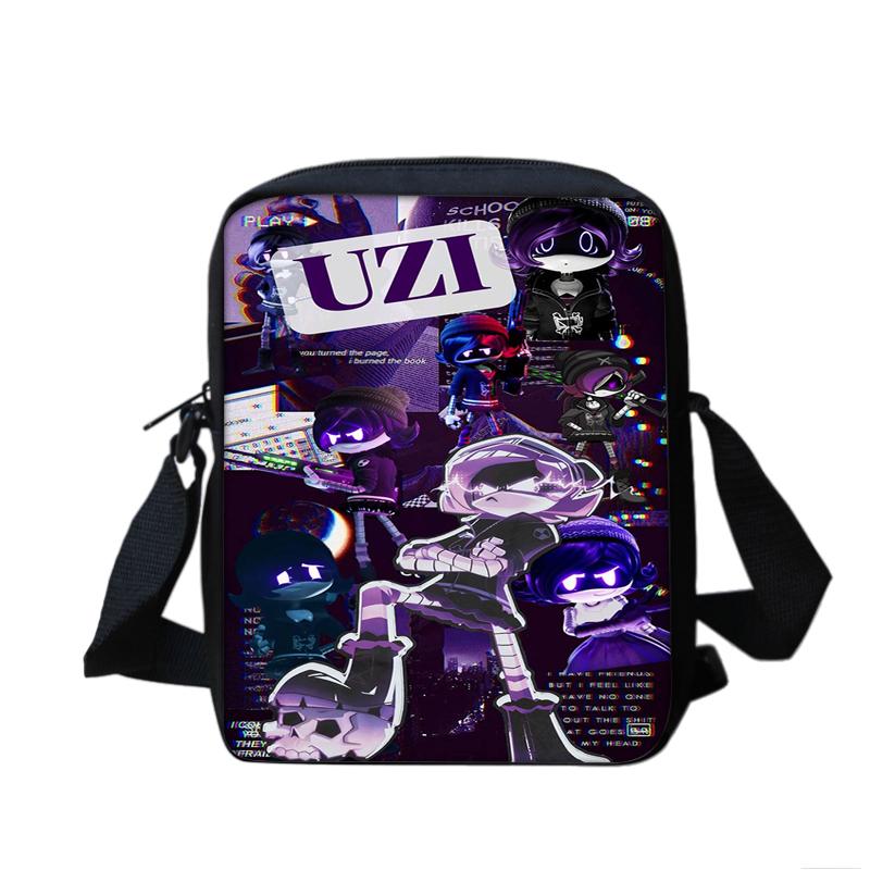 

Murder Drones 3 Pcs Set Cartoon Backpack,Shoulder Bags, Pencil Bags, Light Weight School Backpack, Bags for Boys Girls Best Gift