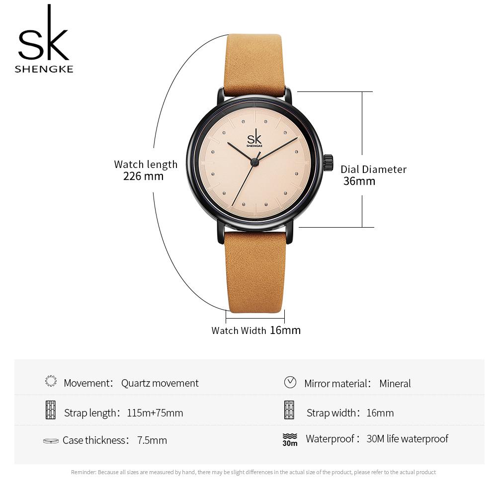 Shengke Sample Styles Ladies Watches Original Design Women's Quartz Wristwatches Best Gifts Clock