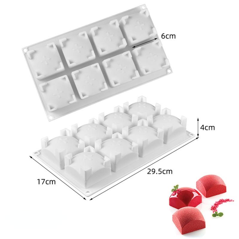 Fruit Silicone Cake Mold Heart Geometry Chocolate Ice Cube Biscuit Jelly Mould DIY Cloud Moon Pudding Baking Set Birthday Gifts