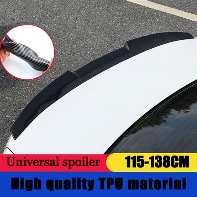 Univerzální spoiler na auto Auto zdarma perforované horní středové křídlo Spoiler kufru horní křídlo Dekorace kufru větrné křídlo
