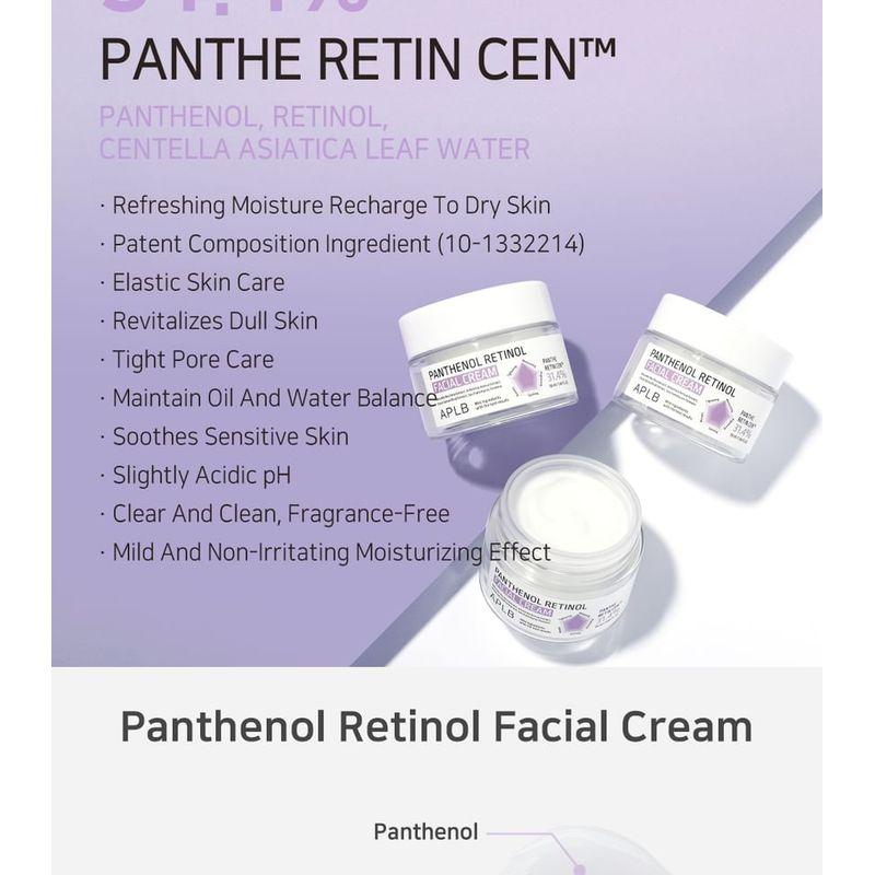 APLB Panthenol Retinol Facial Cream Set