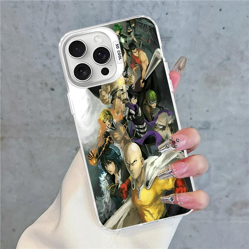 One Punch Man Phone Case For IPhone 16 15 14 13 12 11 Pro Max X XR XSMAX 8 7 Plus Matte Shockproof Back Cover