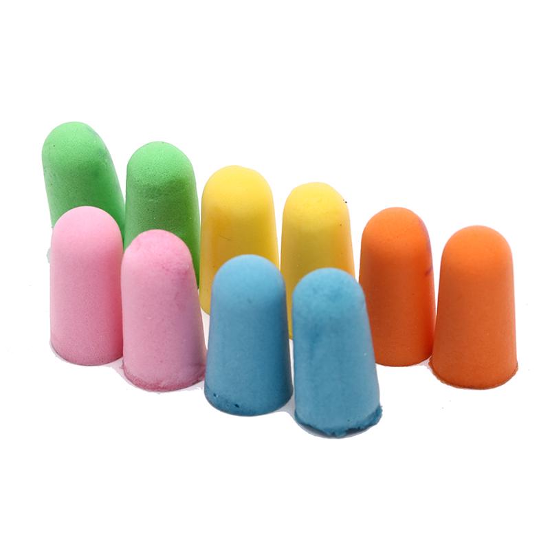 10Pair Soft Foam Ear Plugs Sound Insulation Ear Protection Earplugs Anti-noise Sleeping Plugs For Travel Foam Soft Ear Plugs