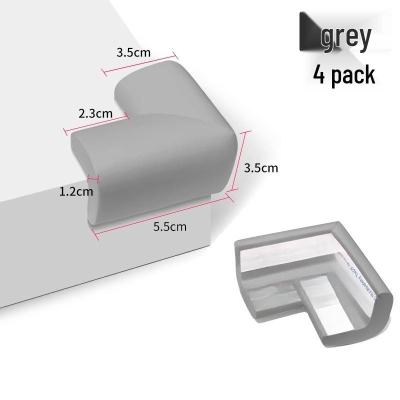 Silikon-Tischkantenschutz - Kollisionsschutz, Stoßschutz, Weiches Möbel-Sicherheitsset.