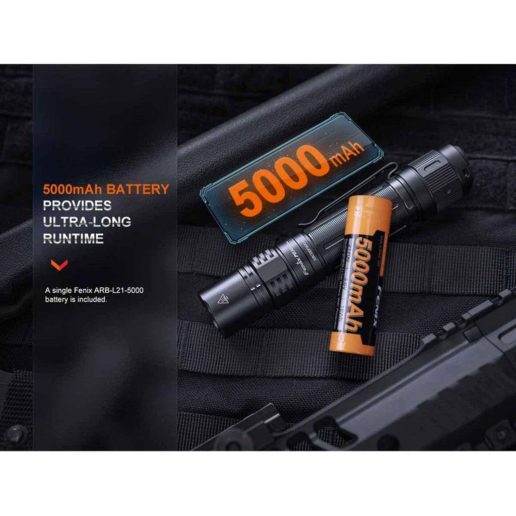 Fenix PD36R Pro Max 2800 Aluminum IP68 Dustproof and for and Police Use Flashlight, Lumens, USB-C Rechargeable, Alloy, Waterproof, Tactical, Security,