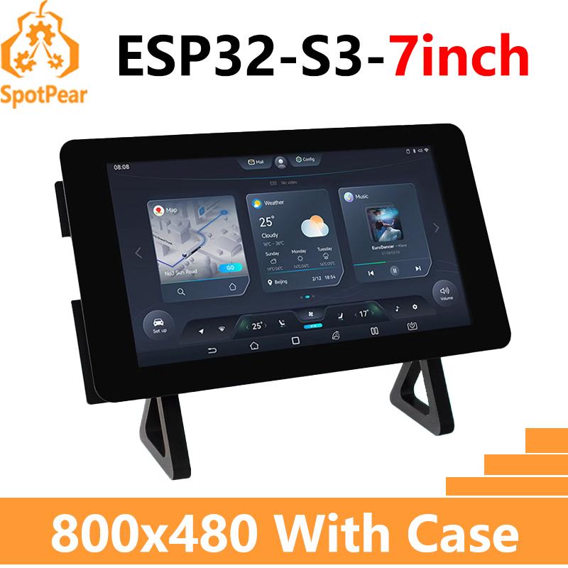 ESP32-S3 7 inch LCD 800×480 ESP32-S3-Touch-LCD-7 inch Capacitive Touch Display Development Board Supports WiFi & Bluetooth