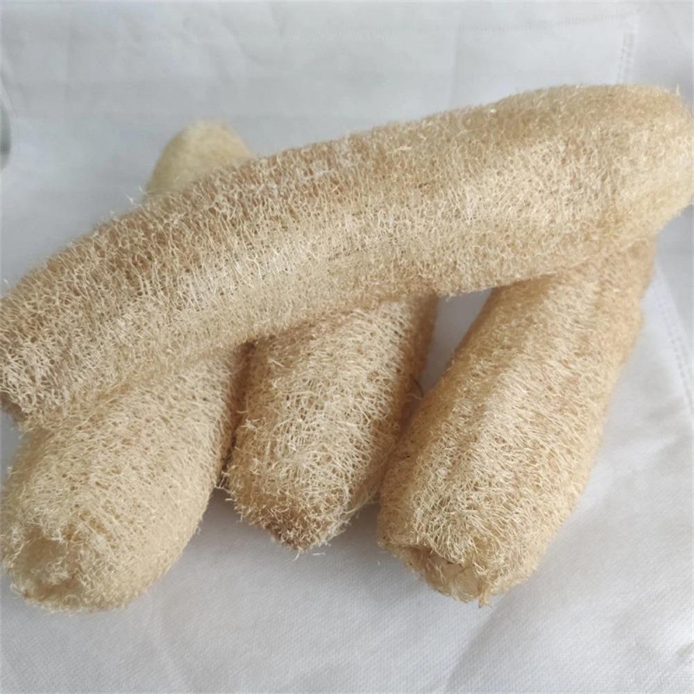 HOMZY 1pcs Natural Loofah Sponge Multi-purpose Cleaning Tool for Kitchen Bathroom Scrubber for Daily Cleansing Wash Body Scrubber Spa