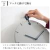 DESIGN BITE Denmark Stylish Nordic 30cm Wooden Wall Simple Clock, Design, Silent, Clock, Hanging, (Brushed)