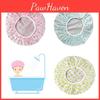 Waterproof Colored Polka Dot Shower Cap Reusable Adult Spa Accessory