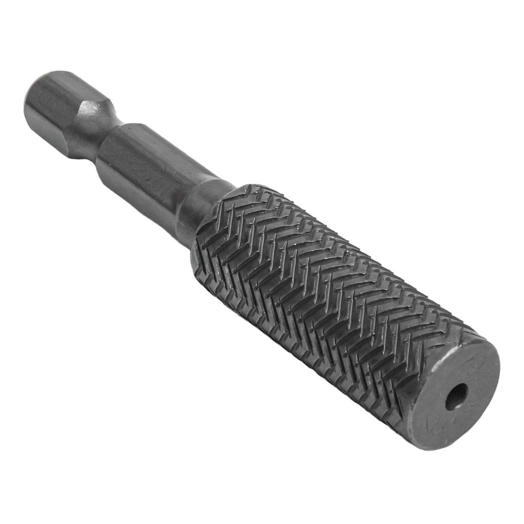 5 Stück Sechskantschaft Rotierende Stahlfeile Bohrer Fräser Schleifen Genutet Schleifen Gravieren Rotierende Stahlfeile Handwerkzeug Zubehör