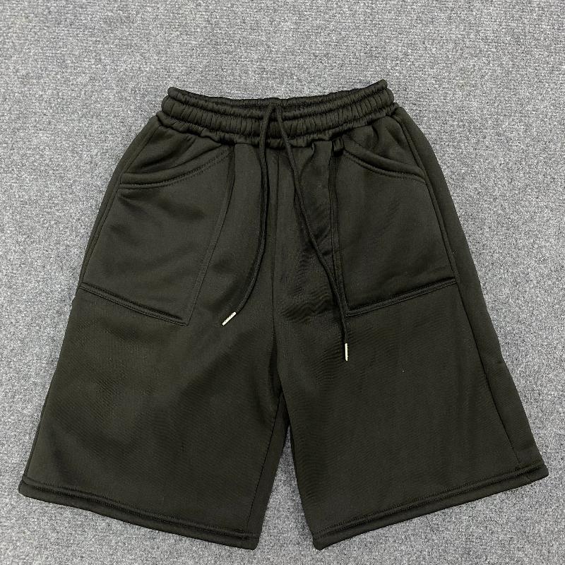 Evropské a americké letní jednobarevné volné sportovní ležérní hip-hopové tříčtvrteční kalhoty