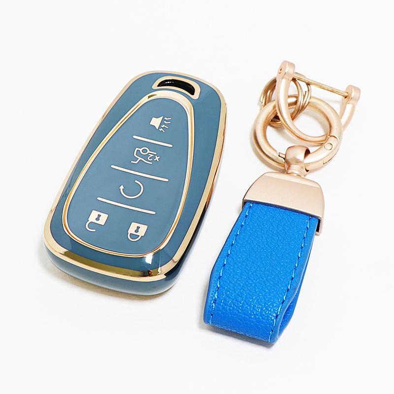 5 Button Shell Fob For Chevrolet Volt Bolt Trax Orlando Cruze Spark Camaro Malibu Blazer Traverse Onix Equino Car Key Case Cover