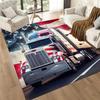 Kw Heavy Trucks Area Rug Perfect For Dormitory Game Room Study Room Decorate Room Antislip Carpet Decorate Offices