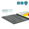 Apsauginis dėklas iPad 11" A16 (11 karta) &; iPad 10.9'' (10-os kartos) su prancūziška AZERTY Bluetooth® klaviatūra - MOBILIS