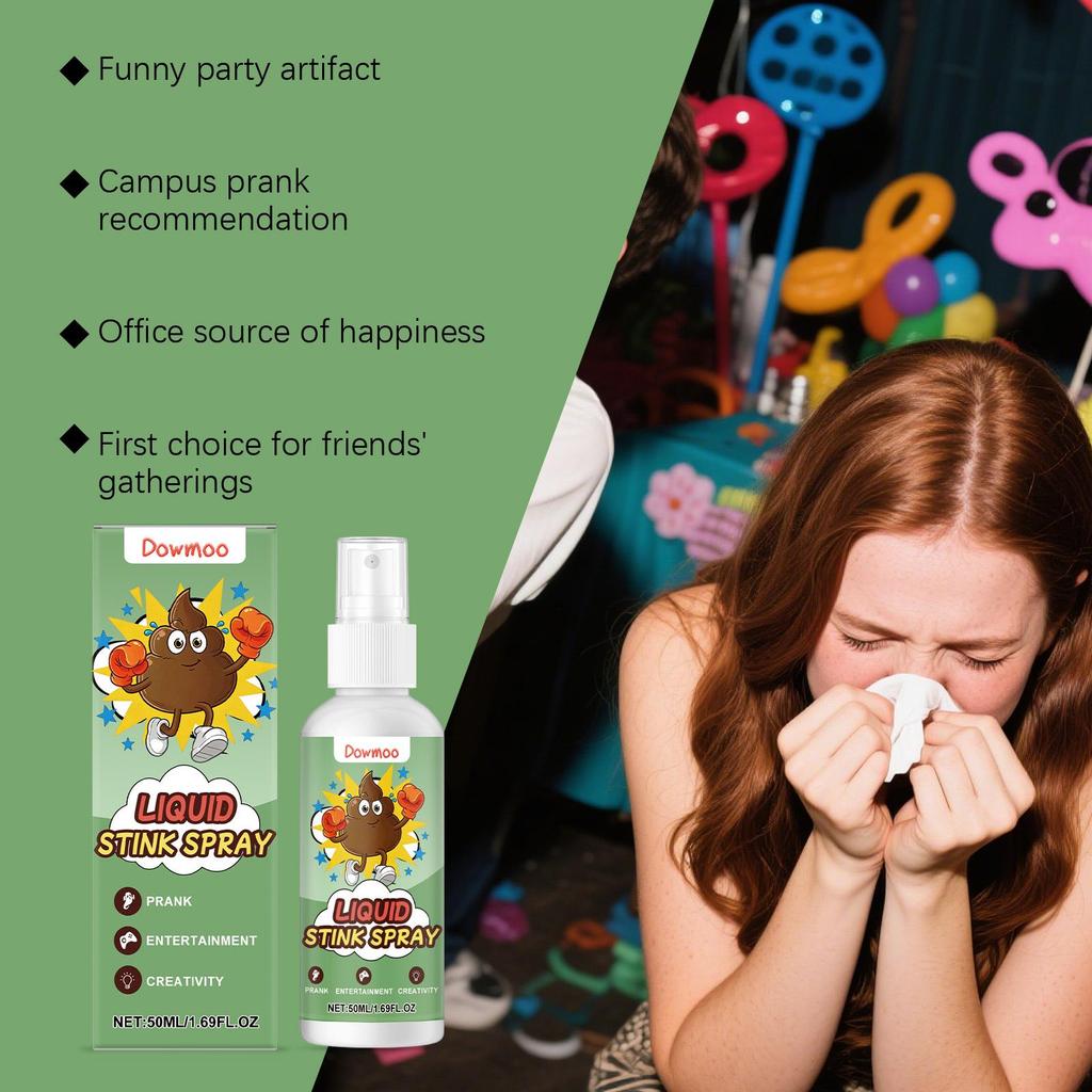 DOWMOO Stinky Fart Spray - Realistic Prank Prop for Party Humor