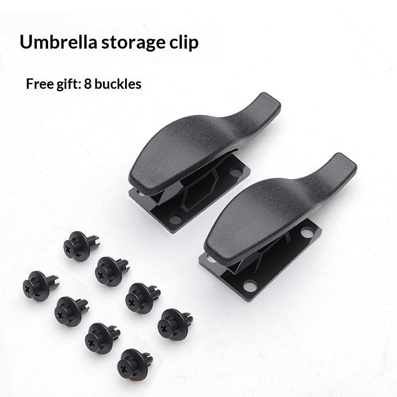 2 Pcs Car Umbrella Holder With Sturdy Non Slip Grip Tool Free Installation Perfect For All Cars Suvs Keeping Interior Clean Tidy