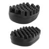 2 Pcs Twist Styler Brush Quick Easy Styling Large Dense Teeth Professional Washable Rubber Afro