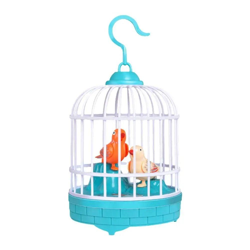 Parrot Cage Talking Electric Bird Realistic Voice Simulation Bird Cage Entertainment