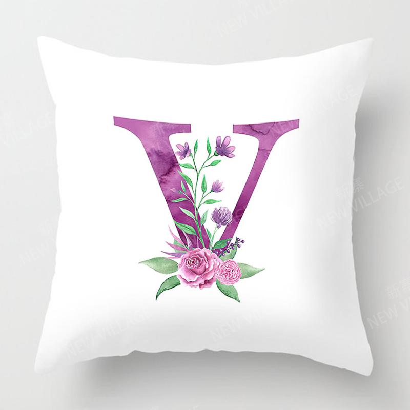 Nordic Fall Home Decor Autumn Throw Pillow Case Sofa Cushion Cover Modern 45X45Cm 45*45 50X50 60X60Cm 40*40Cm 35X35 Letter