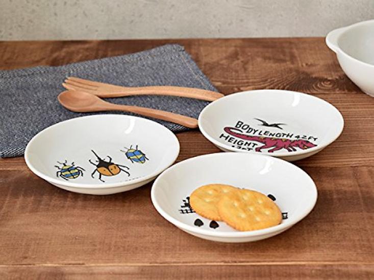 EAST table Small for Totoy Train Made in Dishwasher and Microwave Safe Children's Plate, Lightweight, 12cm, Boys, Design, to-00303, Japan, Cute,