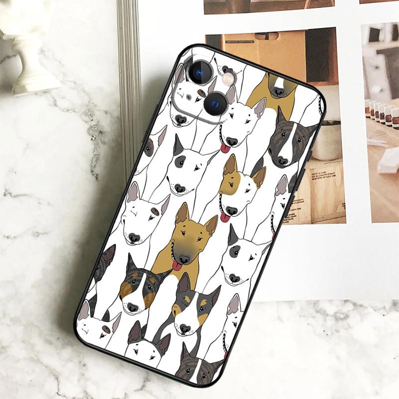 English Bull Terrier Phone Case For iPhone 17 16 15 14 13 11 12 Pro Max Plus 12 13 Mini 16e 17 Air Cover Coque