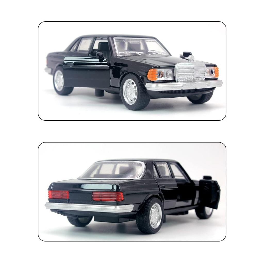 1/36 Scale Die-Cast Benz 1981 Model 280E with Openable Doors & Pull Back Action