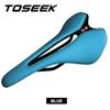 TOSEEK Bike Saddle Carbon Lightweight Women's Road Bike Saddle Seat Cushion with Ventilation Soft Leather EVA Comfortable Design