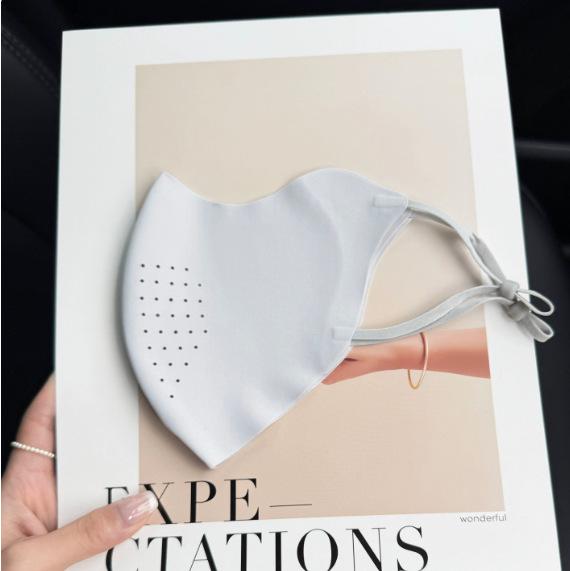 Ice Silk UV Protection Women's Summer Full Face Mask – Thin, Breathable, Seamless Shield for Eyes and Face